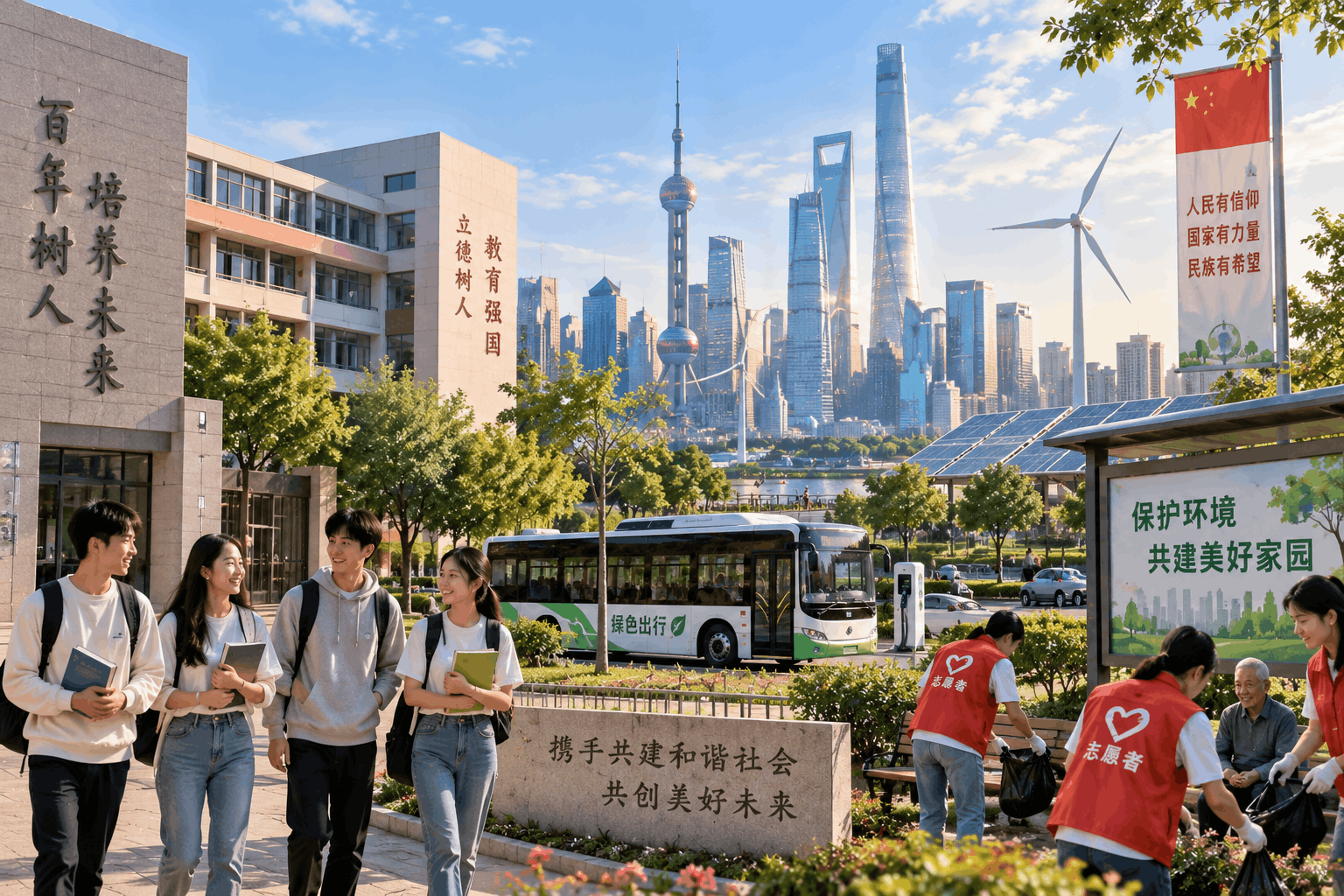 China's Progress and Social Harmony